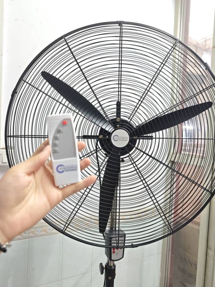 Çifcioğlu Duvar Tipi 75 CM Sanayi Tipi Uzaktan Kumandalı Vantilatör