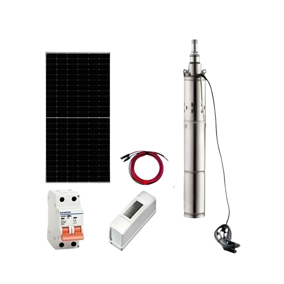 48 Volt Sulama Dalgıç Pompa Paketi (PANEL DAHİL FİYATTIR)