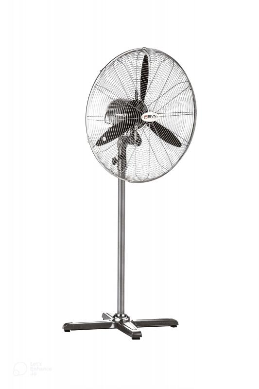 Bahçıvan BSV 750 75cm Siyah 3 Kanatlı Sanayi Tipi Ayaklı Vantilatör