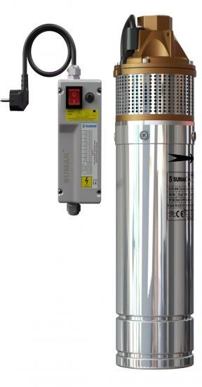 Sumak 4SDM310 4’’ Paslanmaz Dalgıç Pompa Monofaze (220V) 1HP (Panolu, 30 m. Kablolu)